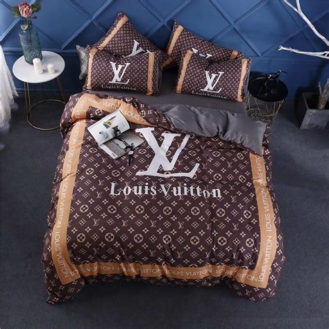 louis vuitton comforter sets|louis vuitton queen bed set.